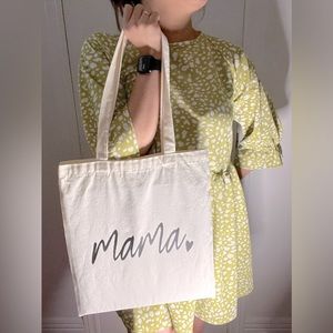 Mama Print Canvas Bag | Fashion Women’s Canvas Bag | Large Size Canvas Bag